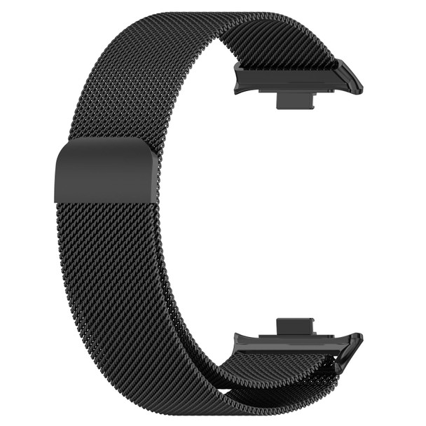 For Redmi Watch 4 Milan Magnetic Steel Mesh Watch Band(Black)