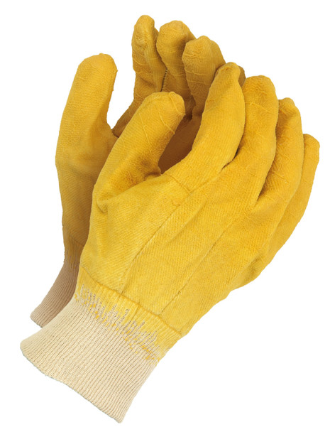 Latex Brick Gloves – Knit Cuff
