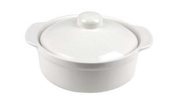 Oven Dish Ceramic Round with Lid