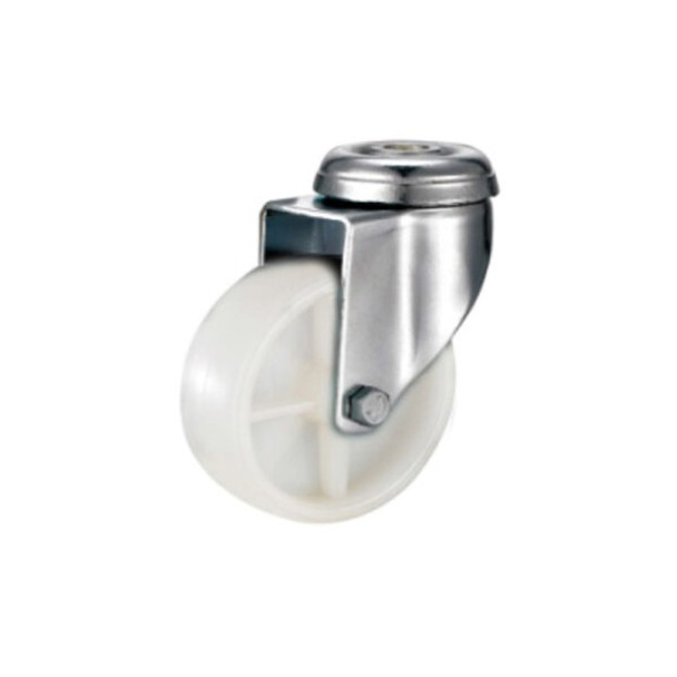 Polypropylene Castor – Bolt Hole Swivel 65mm