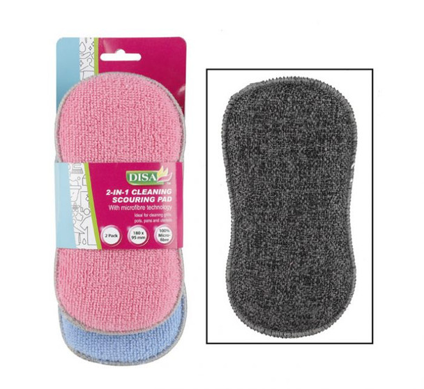 Scourer Microfibre 2-Pack