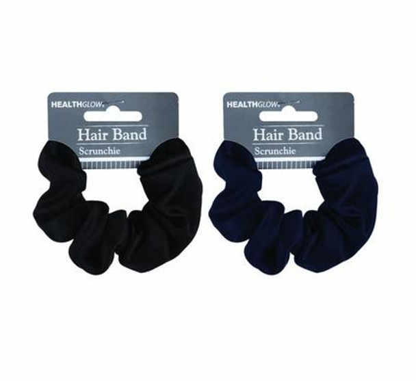 Hair Band Scrunchie Black/Navy