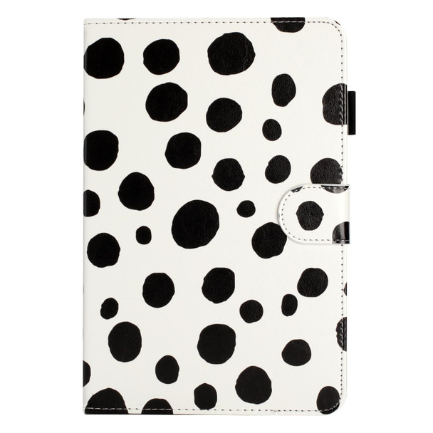 7 inch Dot Pattern Leatherette Tablet Case(White Black Dot)