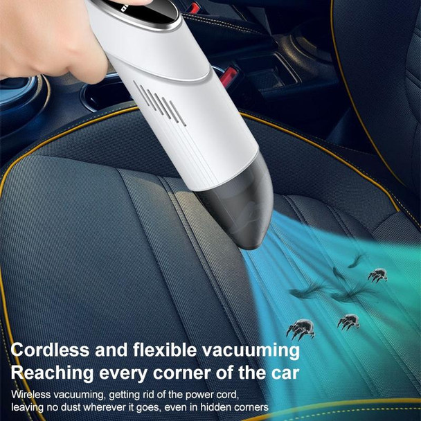 Portable Hand-held Folding Vacuum Cleaner (White)