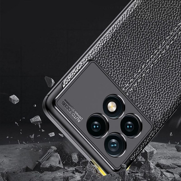 For Xiaomi Redmi K70 Pro Litchi Texture Shockproof TPU Phone Case(Black)