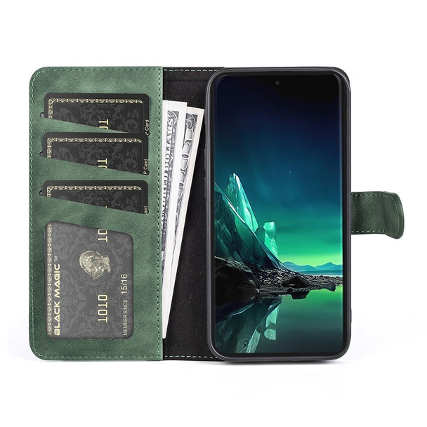 For Motolora Edge 40 Neo Stitching Horizontal Flip Leatherette Phone Case(Green)