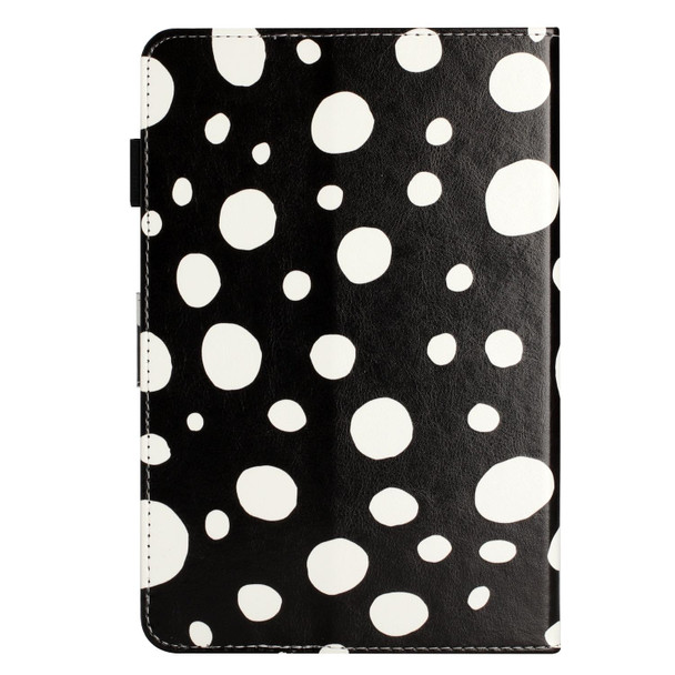 7 inch Dot Pattern Leatherette Tablet Case(Black White Dot)