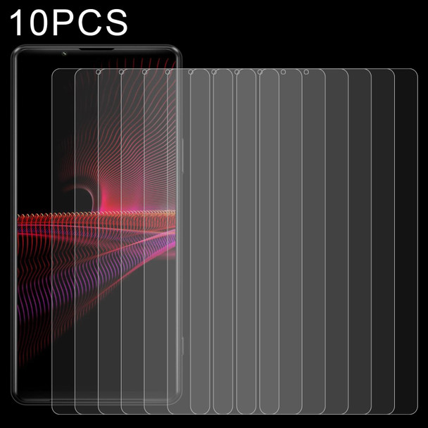 10 PCS 0.26mm 9H 2.5D Tempered Glass Film - Sony Xperia 1 IV