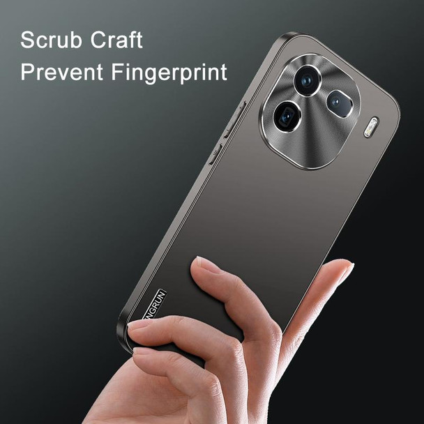 For vivo iQOO 12 Pro Streamer Series Micro Frosted Metal Paint PC Phone Case(Silver)