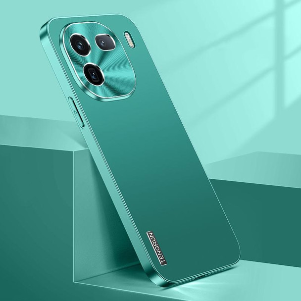 For vivo iQOO 12 Streamer Series Micro Frosted Metal Paint PC Phone Case(Alpine Green)