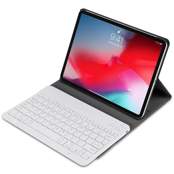 A11 Lambskin Texture Ultra-thin Bluetooth Keyboard Leatherette Case - iPad Air 2022 / Air 2020 10.9 & Pro 11 inch 2021 / 2020 / 2018(Rose Gold)