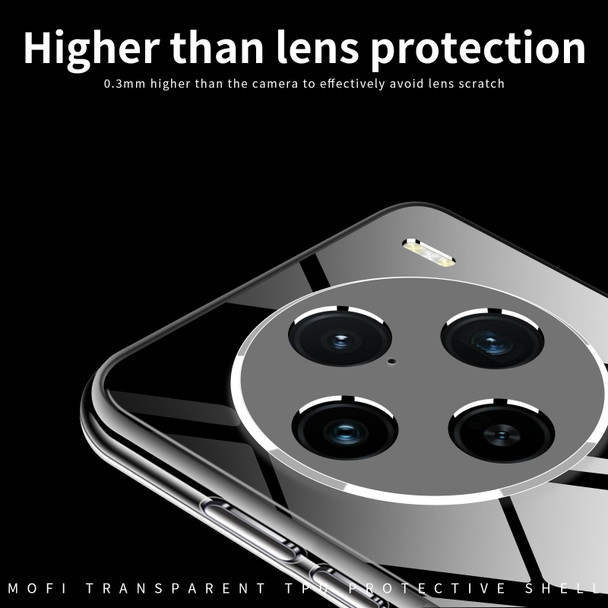 For vivo X100 Pro MOFI Ming Series Ultra-thin TPU Phone Case(Transparent)