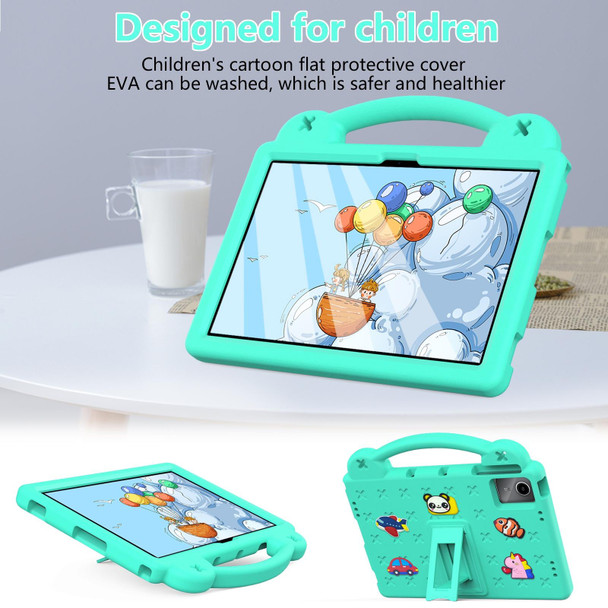 For Lenovo Tab M11 / Xiaoxin Pad 2024 Handle Kickstand Children EVA Shockproof Tablet Case(Mint Green)