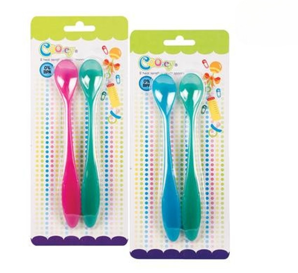 Cooey Spoons 2-Piece Plastic Thermochromatic