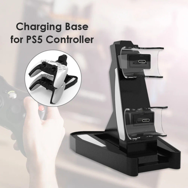 Dual Dock Charging Station For PlayStation 5