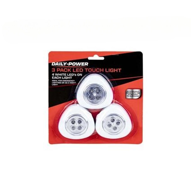 Light B/O Led Touch Pack 3 AAA Batteries
