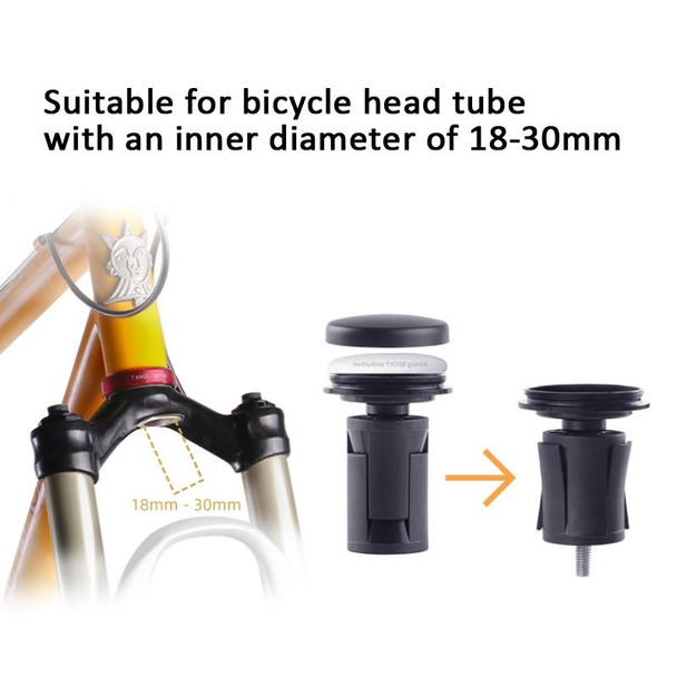 For Airtag Bike Hidden Mount Bicycle Front Fork Down Tube Anti-theft GPS Holder, Spec: Style 1