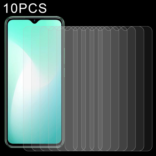 10 PCS 0.26mm 9H 2.5D Tempered Glass Film - Infinix Hot 11 Play
