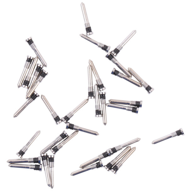 100 PCS Charging Port Screws for iPhone 13 Pro (Silver)