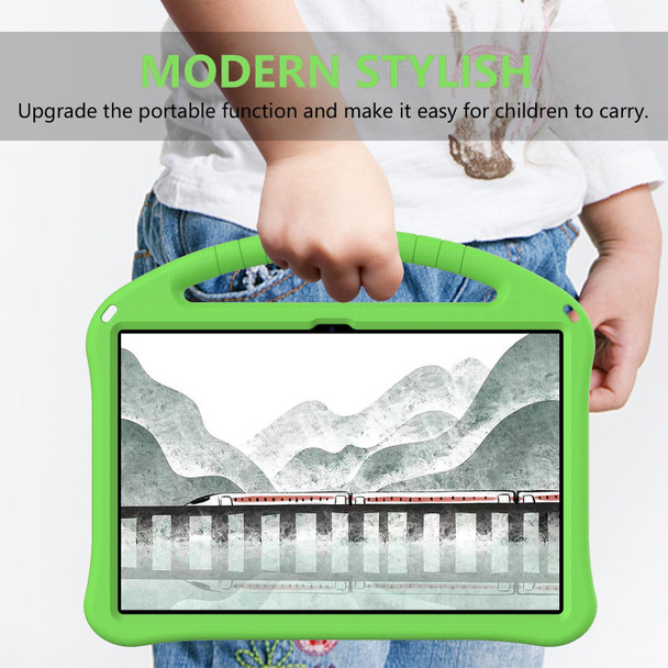 For Lenovo Tab P12 / Xiaoxin Pad Pro 12.7 EVA Shockproof Tablet Case with Holder(Green)