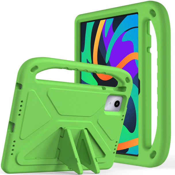 For Lenovo Tab  P12 / Xiaoxin Pad Pro 12.7 Handle EVA Shockproof Tablet Case with Holder(Green)