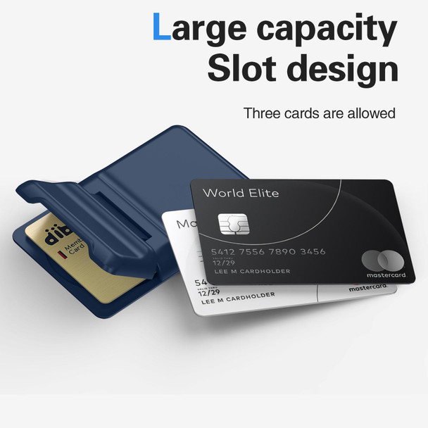 Strong Magnetic Adsorption Card Holder(Dark Blue)