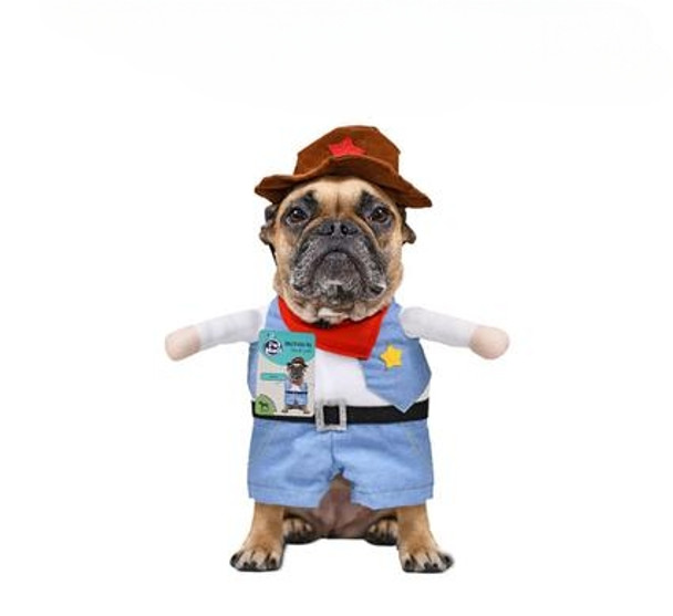Pet Dog Novelty Clothing Sheriff