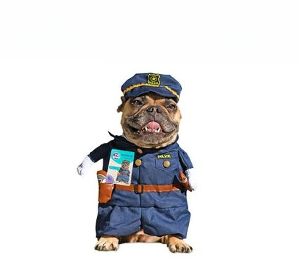 Pet Dog Novelty Clothing Police