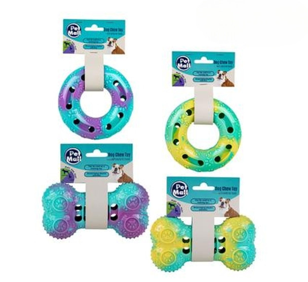 Pet Dog Toy Bone/Ring TPR for Treats
