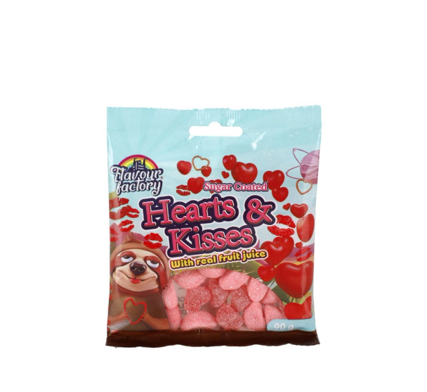 Sweets Flavour Factory HeartsKisses 90g