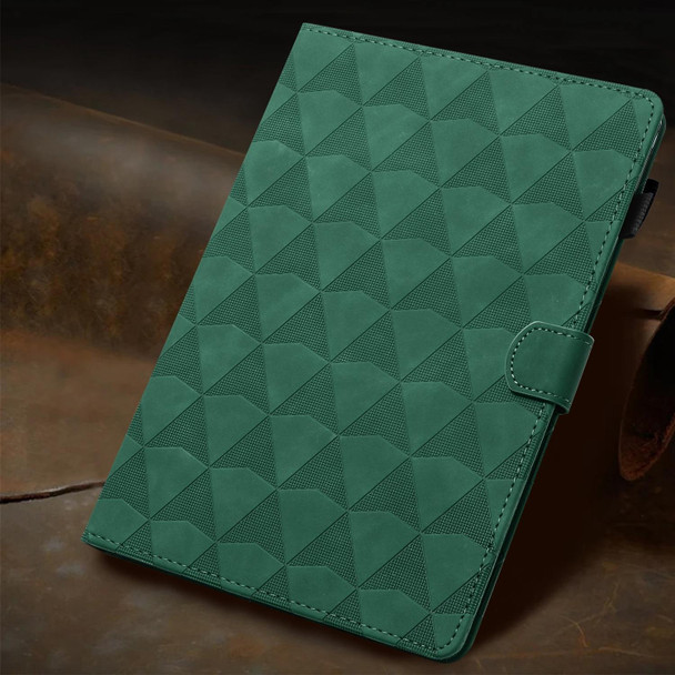 For Amazon Kindle Paperwhite 5 2021 Diamond Texture Embossed Leatherette Smart Tablet Case(Green)