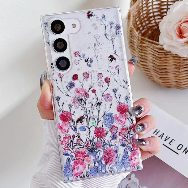 For Samsung Galaxy S21 FE 5G Spring Garden Epoxy TPU Phone Case(F02 Spring Garden)