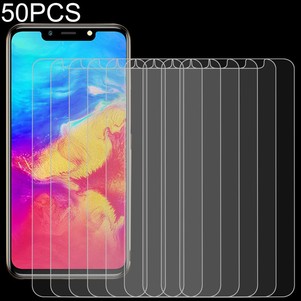 50 PCS 0.26mm 9H 2.5D Tempered Glass Film - Infinix Hot 7