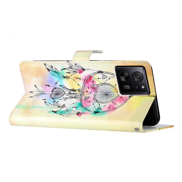 13T 5G Colored Drawing Leatherette Phone Case(Dream Catcher)