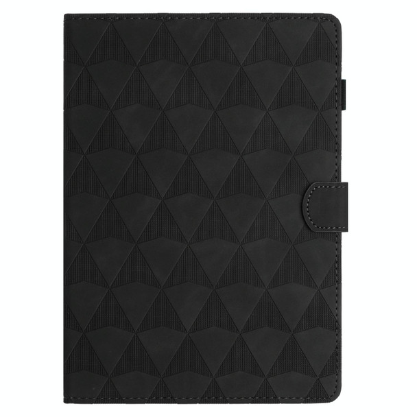 For iPad Pro 9.7 / 9.7 2018 / 2017 Diamond Texture Embossed Leatherette Smart Tablet Case(Black)