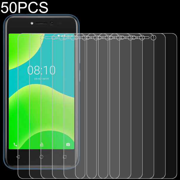 50 PCS 0.26mm 9H 2.5D Tempered Glass Film - Wiko Y50 / Sunny4