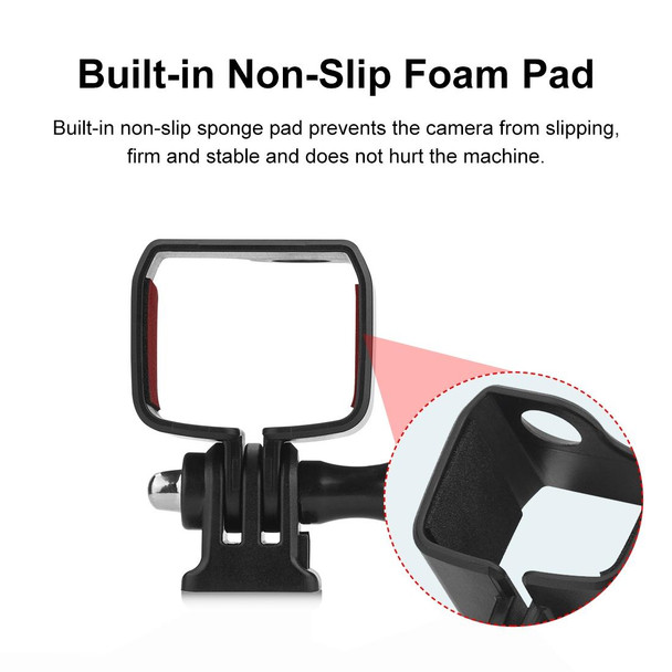 For DJI OSMO Pocket 3 PULUZ Adapter Frame Expansion Bracket with 1/4 inch Hole (Black)