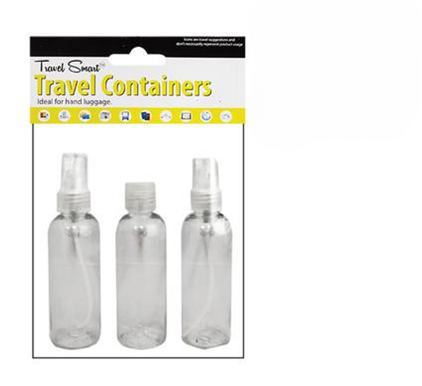 Travel Bottles 3-Pack 100ml