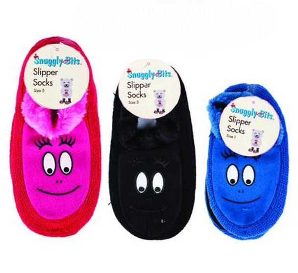 Socks Slipper Kids Indoor with Face Assorted