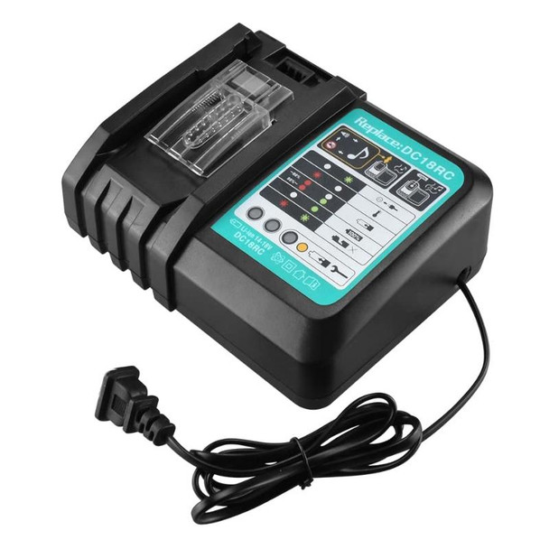 LUOMASHI For Makita 18V Lithium Battery Charger, Model: US Plug