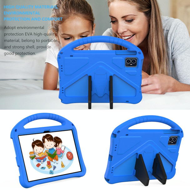 For Blackview Tab 80 10.1 2023 EVA Shockproof Tablet Case with Holder(Blue)