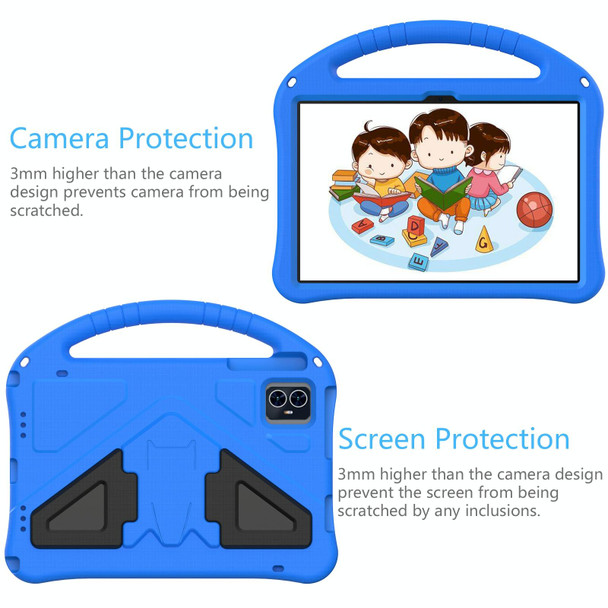 For Blackview Tab 80 10.1 2023 EVA Shockproof Tablet Case with Holder(Blue)