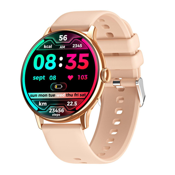 CY500 1.43 inch AMOLED Screen Smart Watch, BT Call / Heart Rate / Blood Pressure / Blood Oxygen(Gold)