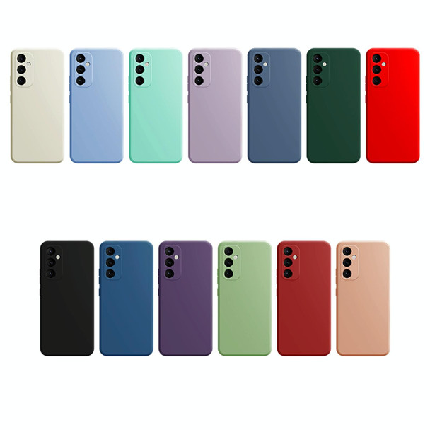 For Samsung Galaxy A05S Imitation Liquid Silicone Phone Case(Light Cyan)