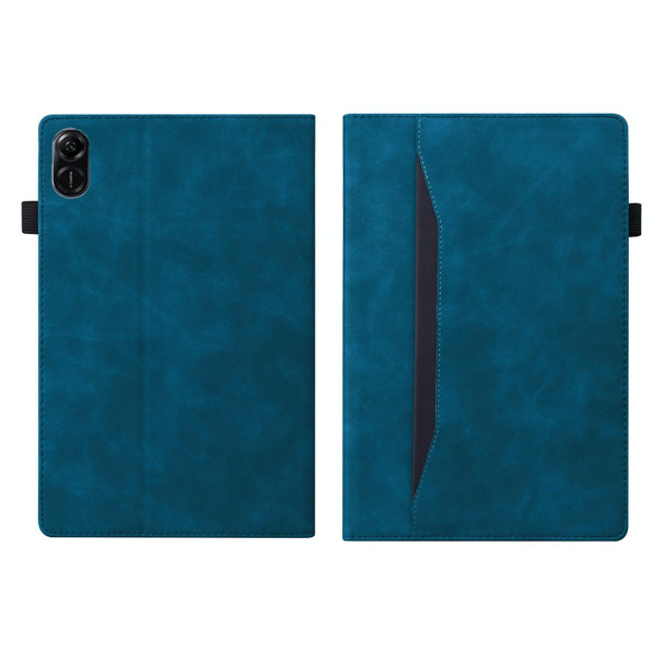 For Honor Pad X9/X8 Pro Splicing Shockproof Leatherette Tablet Case(Blue)