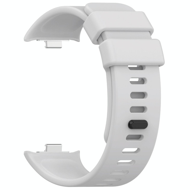 For Redmi Watch 4 Solid Color Silicone Sports Watch Band(Grey)