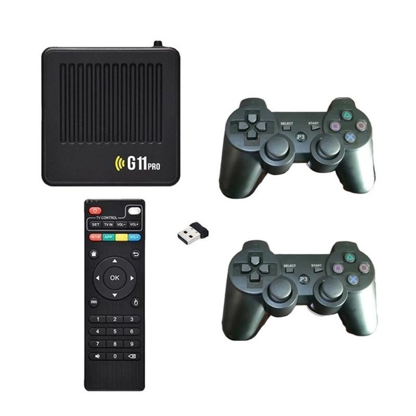 G11 PRO Game Machine TV Box Dual System HDMI HD 4K Retro Arcade, Style: 64G+Charging Handle