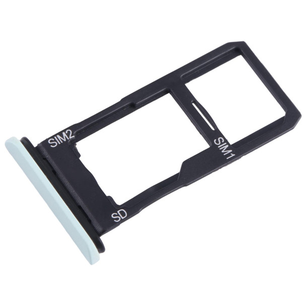 For Sony Xperia 10 II Original SIM + SIM / Micro SD Card Tray (Green)