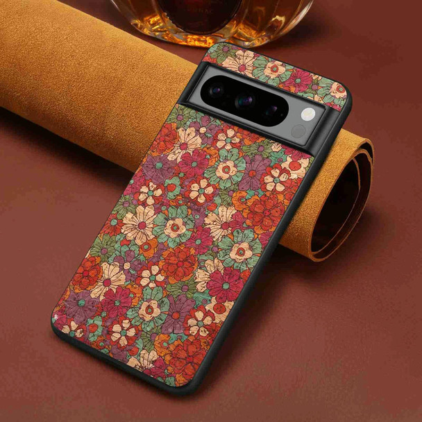 For Google Pixel 7a Four Seasons Flower Language Series TPU Phone Case(Summer Red)