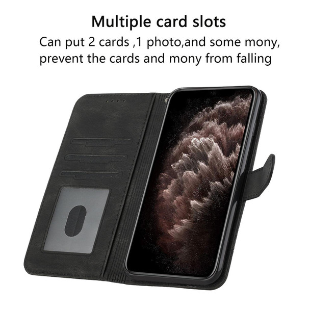 For OPPO A79 Cubic Skin Feel Flip Leatherette Phone Case(Black)
